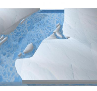 冰川河流SU模型下载_sketchup草图大师SKP模型