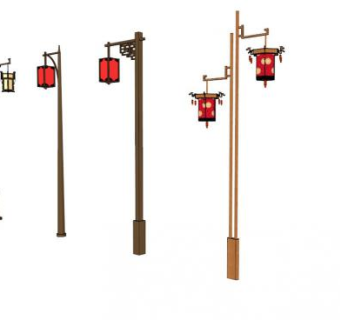 中华灯su模型下载_sketchup草图大师SKP模型