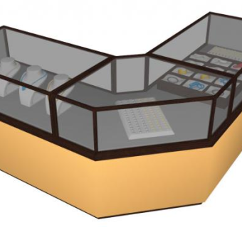 首饰展示柜su模型下载_sketchup草图大师SKP模型
