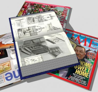 杂志书su模型下载_sketchup草图大师SKP模型