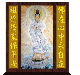 菩萨挂画su模型下载_sketchup草图大师SKP模型