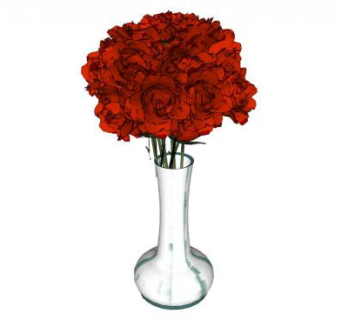 玫瑰su模型下载_sketchup草图大师SKP模型