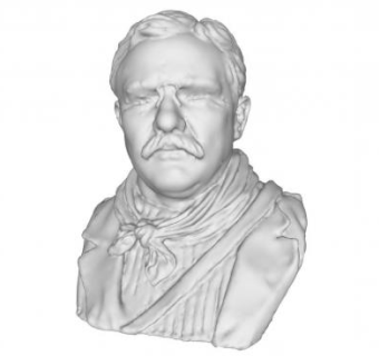 人头雕塑su模型下载_sketchup草图大师SKP模型