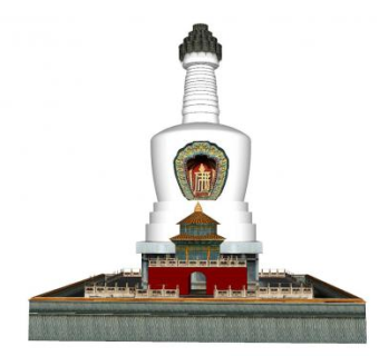 东南亚佛塔建筑SU模型下载_sketchup草图大师SKP模型