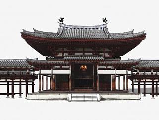 中式建筑房屋设计SU模型下载_sketchup草图大师SKP模型