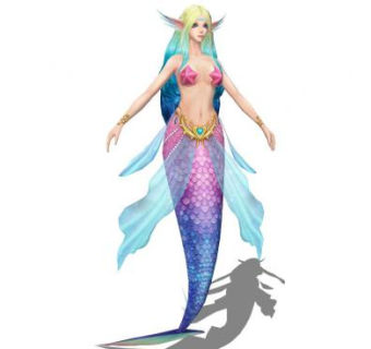 美人鱼su模型下载_sketchup草图大师SKP模型