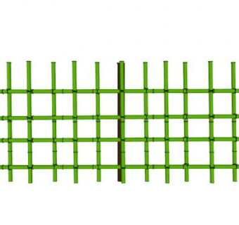 竹子栏杆su模型下载_sketchup草图大师SKP模型