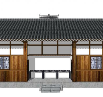 公厕厕所su模型下载_sketchup草图大师SKP模型