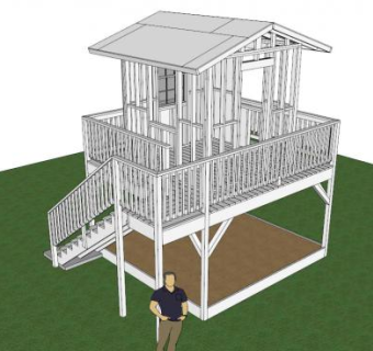 一层办公楼su模型下载_sketchup草图大师SKP模型