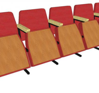 火车站座椅su模型下载_sketchup草图大师SKP模型