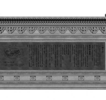 新中式影壁墙su模型下载_sketchup草图大师SKP模型