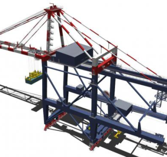 厂房起重机su模型下载_sketchup草图大师SKP模型