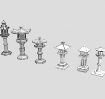 现代文物su模型下载_sketchup草图大师SKP模型