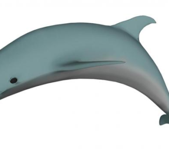 卡通海豚su模型下载_sketchup草图大师SKP模型