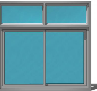 现代窗户su模型下载_sketchup草图大师SKP模型