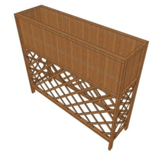 花箱隔离su模型下载_sketchup草图大师SKP模型