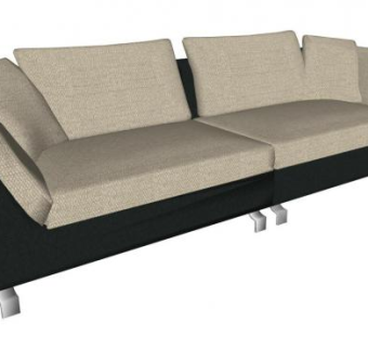 工业风沙发su模型下载_sketchup草图大师SKP模型