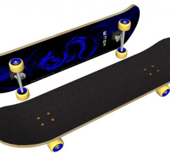 儿童滑板su模型下载_sketchup草图大师SKP模型