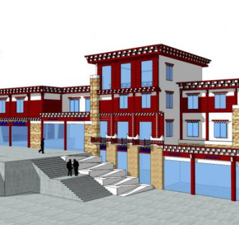 特色建筑su模型下载_sketchup草图大师SKP模型