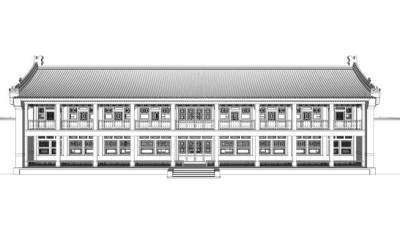 中式古建筑民宅SU模型下载_sketchup草图大师SKP模型