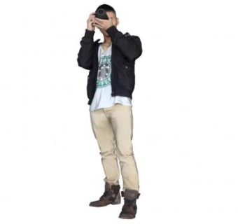 拍照的人su模型下载_sketchup草图大师SKP模型