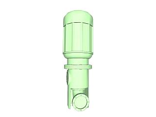 绿色的水泵模型_su模型下载 草图大师模型_SKP模型