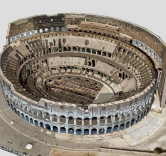 罗马斗兽场外观SU模型下载_sketchup草图大师SKP模型
