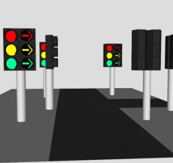 红绿灯的SKP模型设计_su模型下载 草图大师模型_SKP模型