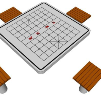 棋牌桌su模型下载_sketchup草图大师SKP模型