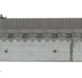 中式山墙构件SU模型下载_sketchup草图大师SKP模型