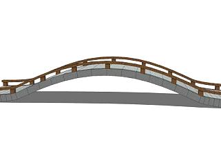 现代<em>拱桥</em>设计SU模型下载_sketchup草图大师SKP模型
