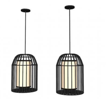 简欧吊灯su模型下载_sketchup草图大师SKP模型