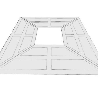 现代方形树坑护板SU模型下载_sketchup草图大师SKP模型
