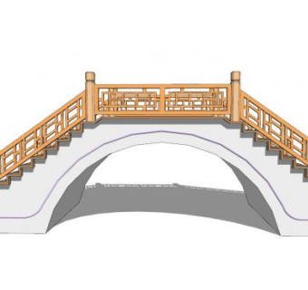 现代桥梁SU模型下载_sketchup草图大师SKP模型
