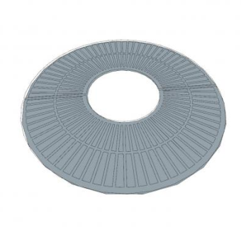 圆形树坑护板SU模型下载_sketchup草图大师SKP模型