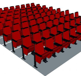 观众厅座位su模型下载_sketchup草图大师SKP模型