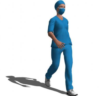 医生护士人物su模型下载_sketchup草图大师SKP模型