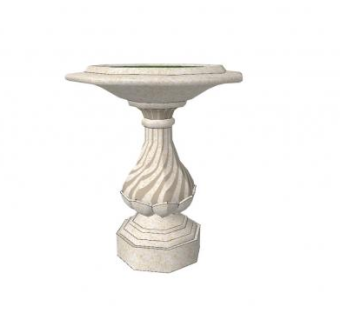 欧式元素花钵SU模型下载_sketchup草图大师SKP模型