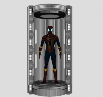 蜘蛛侠人物SU模型下载_sketchup草图大师SKP模型