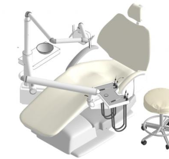 牙医床su模型下载_sketchup草图大师SKP模型