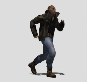 非洲黑人SU模型下载_sketchup草图大师SKP模型