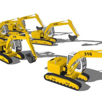 工业设备机械su模型下载_sketchup草图大师SKP模型