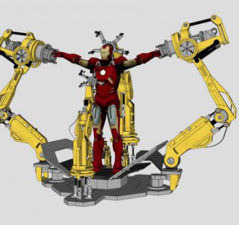 钢铁侠sketchup模型下载_sketchup草图大师SKP模型