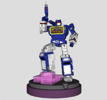 现代变形金刚人物sketchup模型下载_sketchup草图大师SKP模型