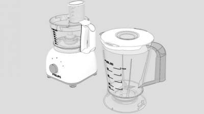 豆浆机su模型下载_sketchup草图大师SKP模型