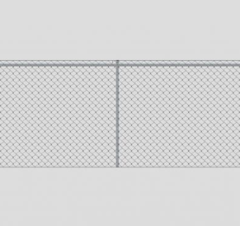 铁丝网围墙su模型下载_sketchup草图大师SKP模型