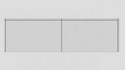 铁丝网围墙su模型下载_sketchup草图大师SKP模型