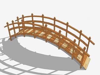 自然风圆弧<em>拱桥</em>SU模型下载_sketchup草图大师SKP模型