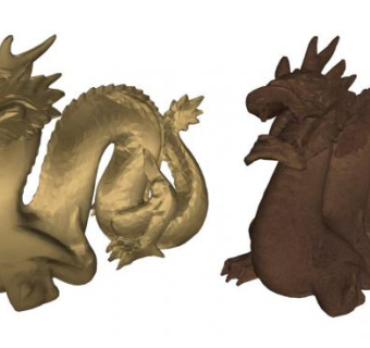 青铜雕塑su模型下载_sketchup草图大师SKP模型