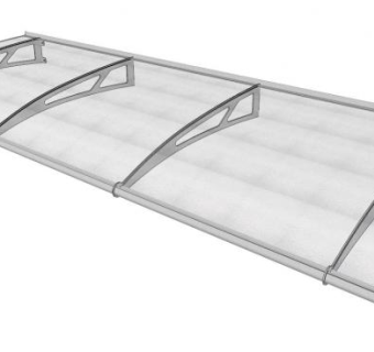 阳台玻璃雨棚su模型下载_sketchup草图大师SKP模型